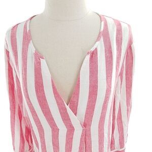 Tommy Bahama linen blend v-neck tunic